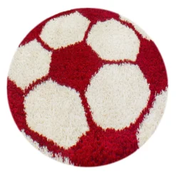 Teppich, FUN 6001, RED, 120 x 120 cm