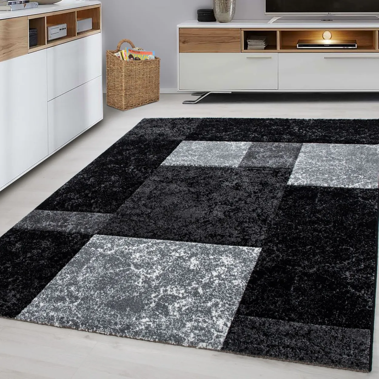Teppich, HAWAII 1330, BLACK, 200 x 290 cm