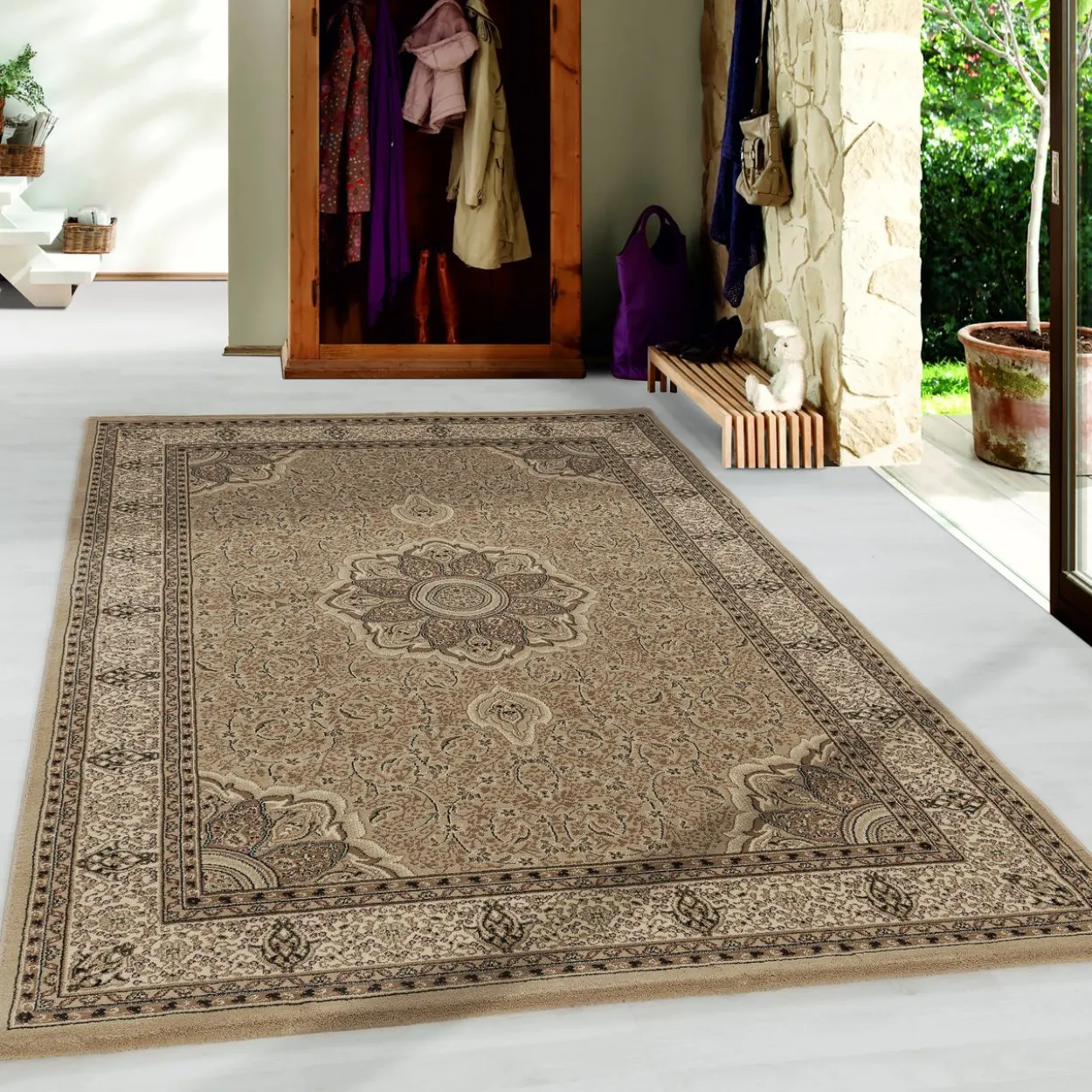 Teppich, KASHMIR 2601, BEIGE, 300 x 400 cm