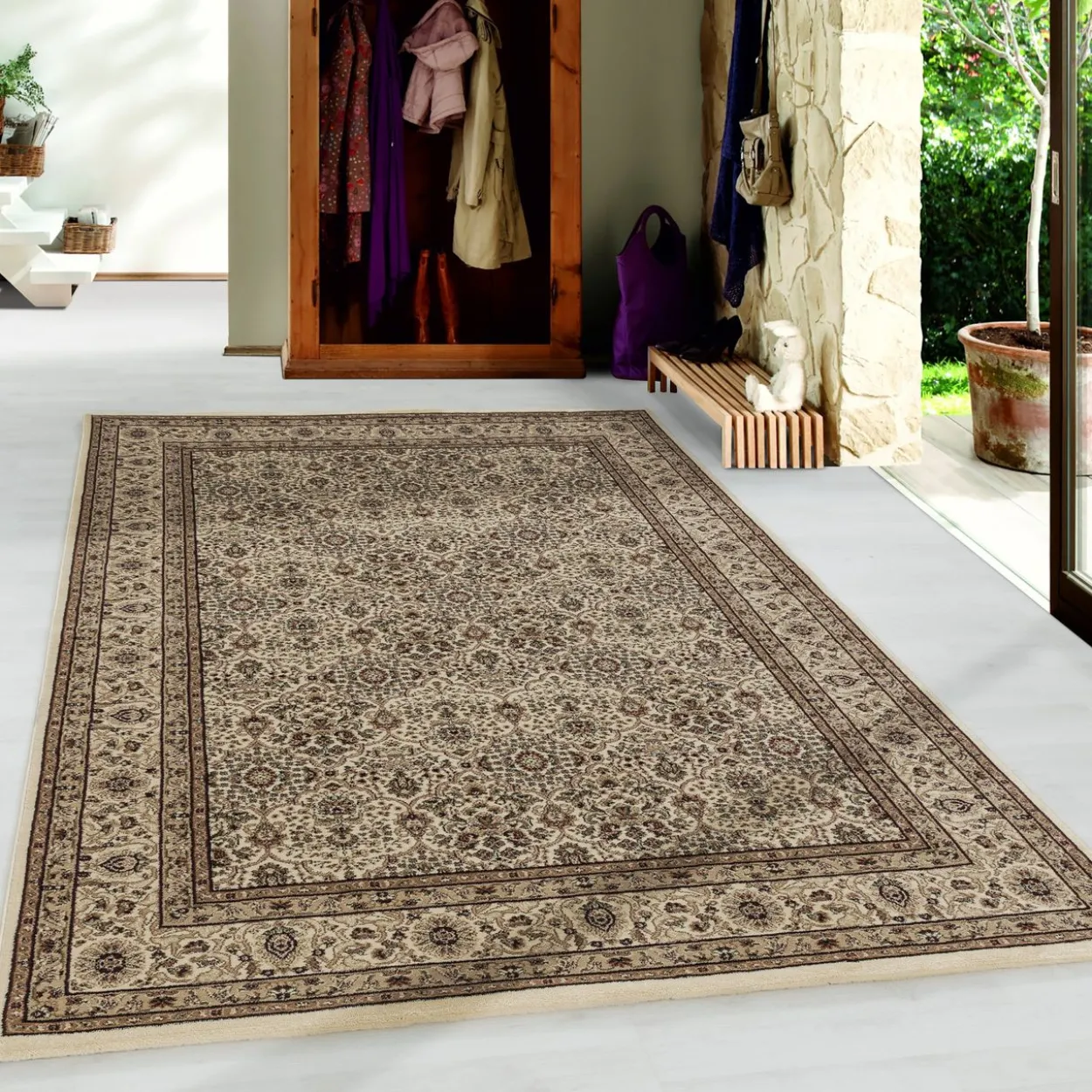 Teppich, KASHMIR 2602, BEIGE, 300 x 400 cm