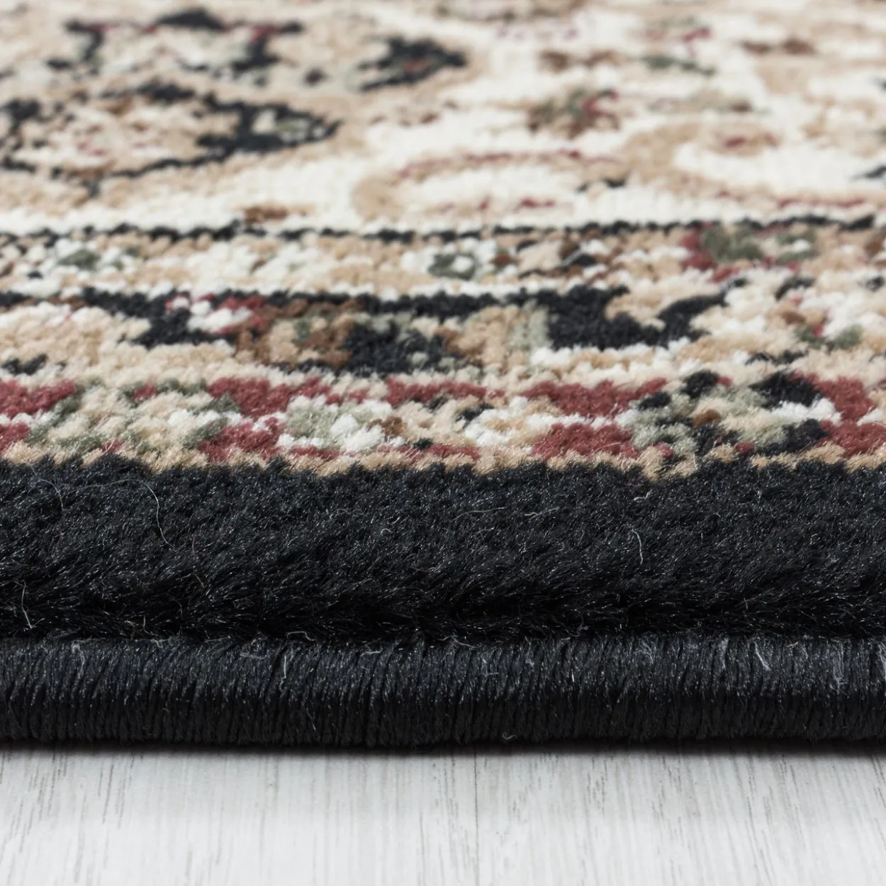 Teppich, KASHMIR 2608, BLACK, 160 x 230 cm