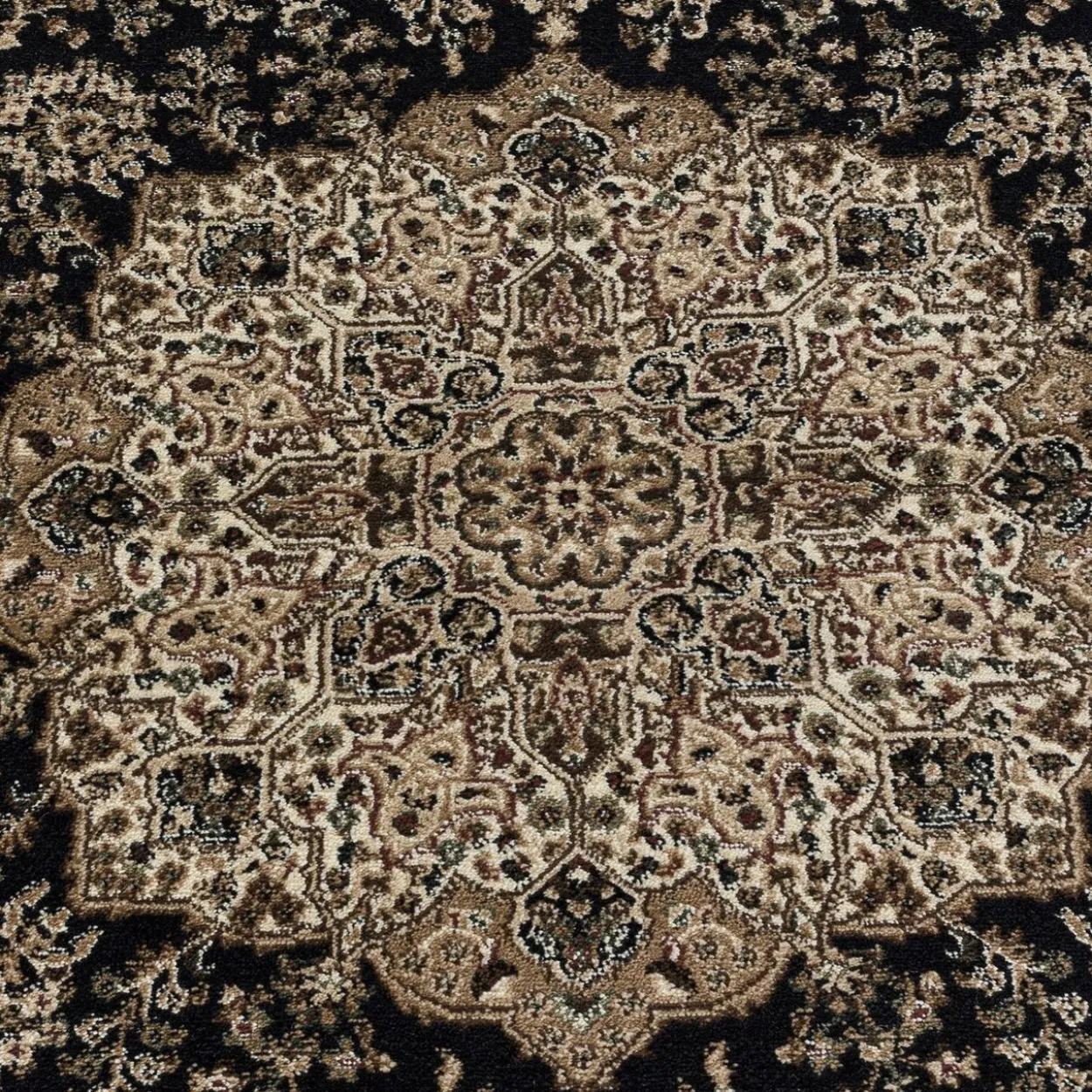 Teppich, KASHMIR 2608, BLACK, 160 x 230 cm