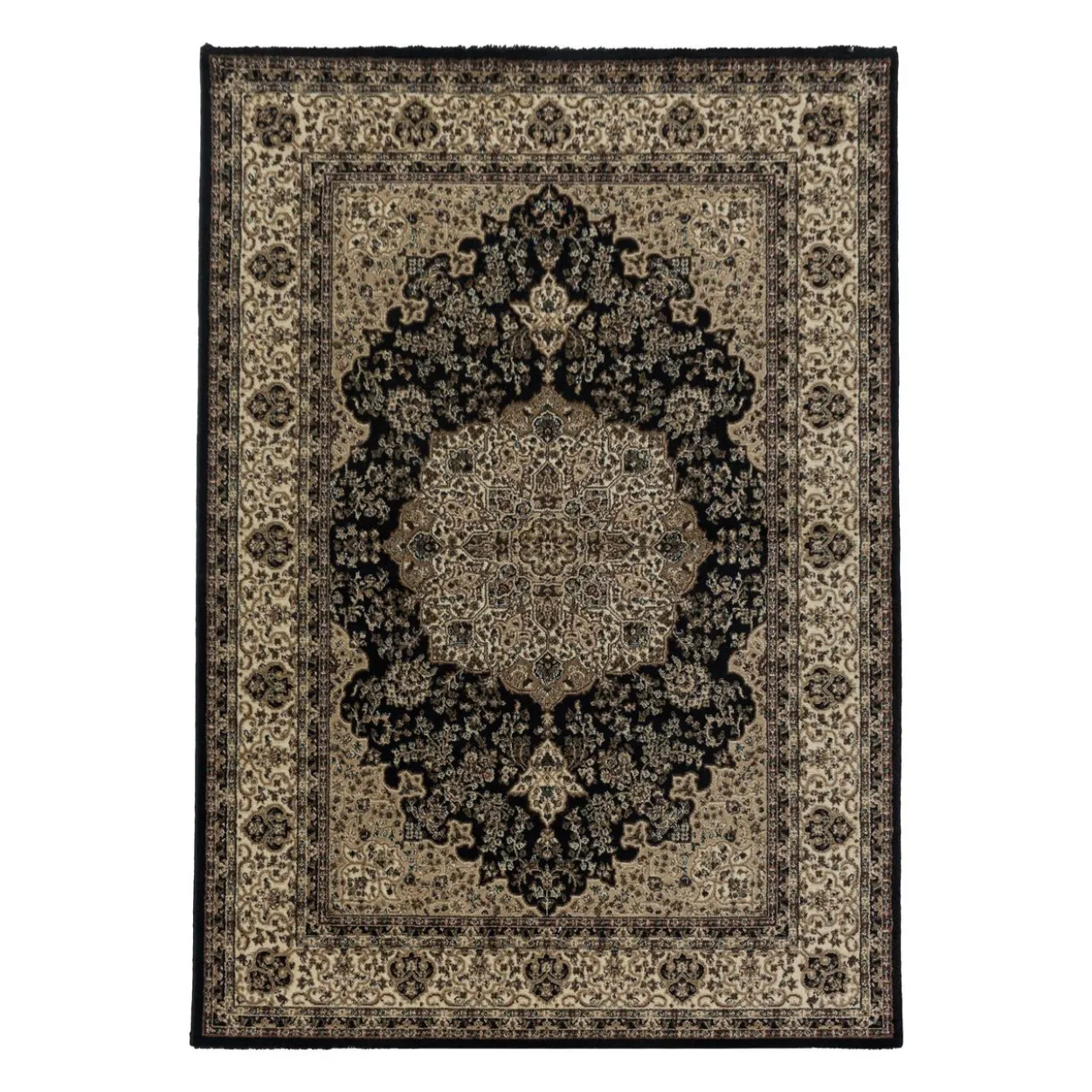 Teppich, KASHMIR 2608, BLACK, 160 x 230 cm