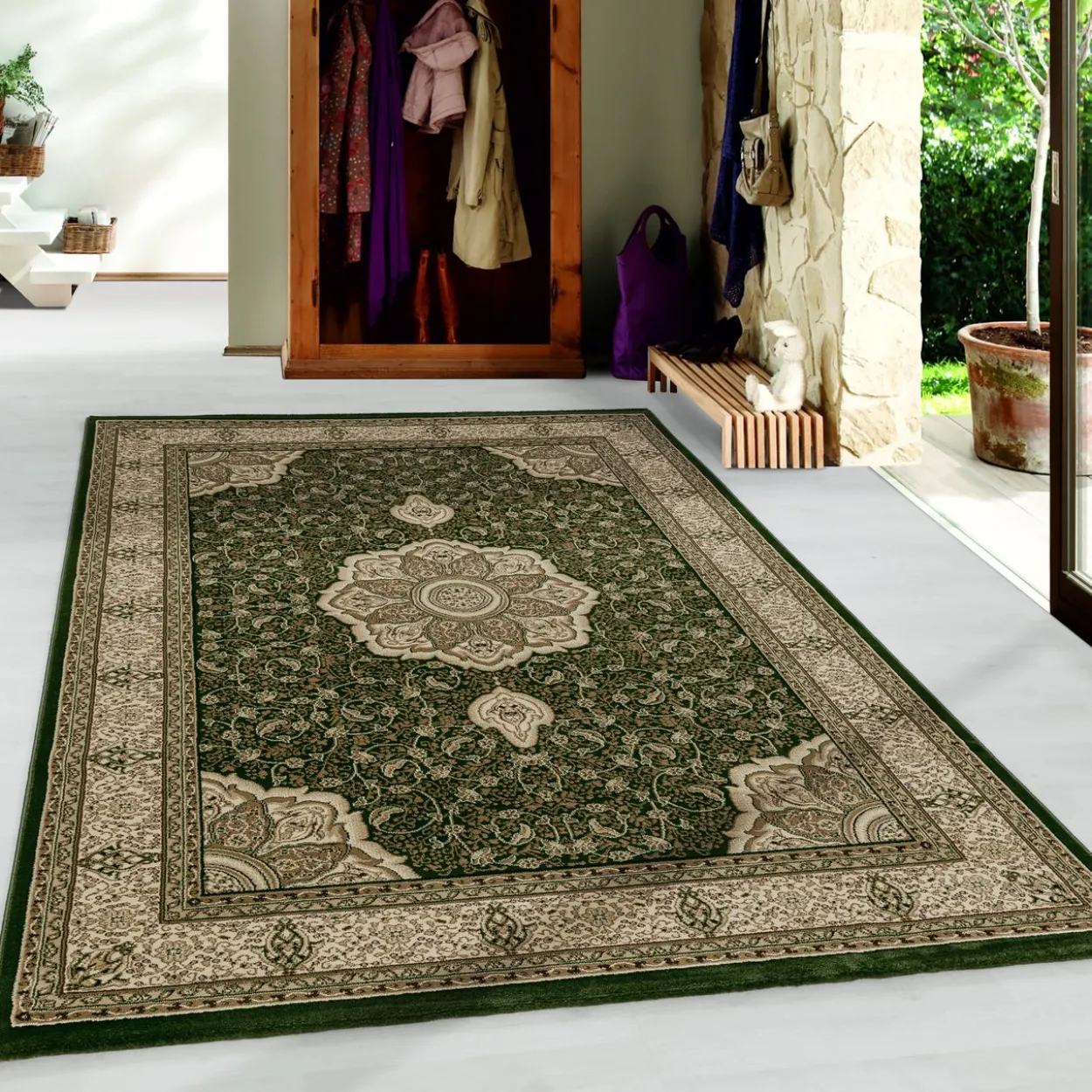 Teppich, KASHMIR 2601, GREEN, 120 x 170 cm
