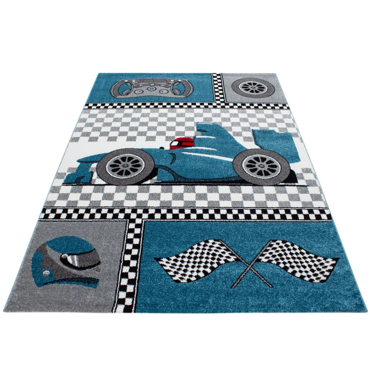 Teppich, KIDS 0460, BLUE, 80 x 150 cm