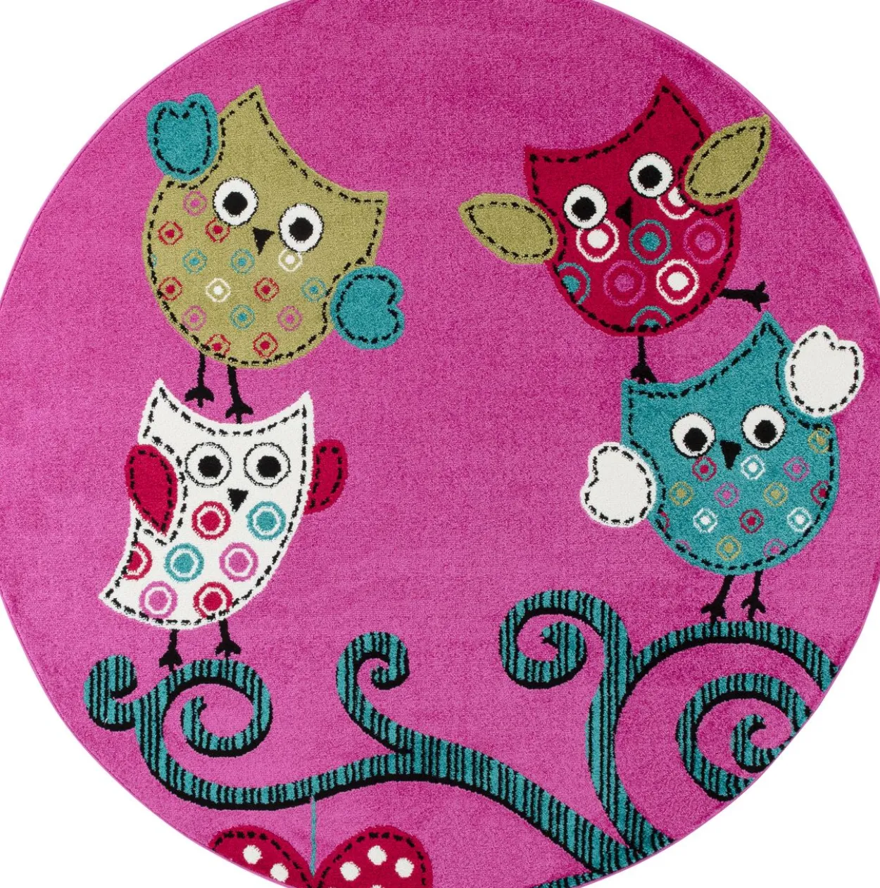Teppich, KIDS 0420, LILA, 120 x 120 cm