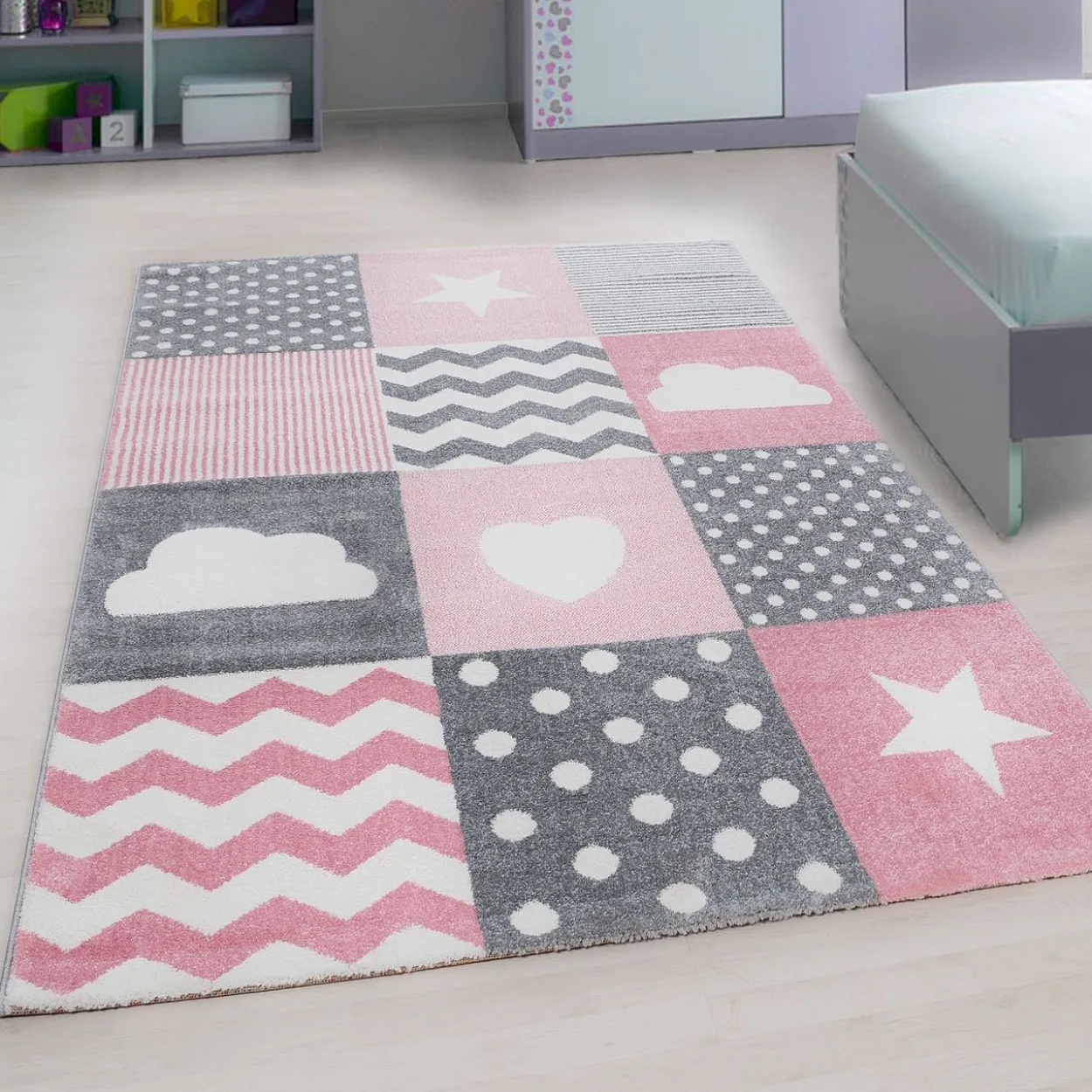 Teppich, KIDS 0620, PINK, 120 x 170 cm