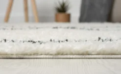 Teppich Laure , 160cm x 230cm, Farbe Weiß, rechteckig, Florhöhe 37mm