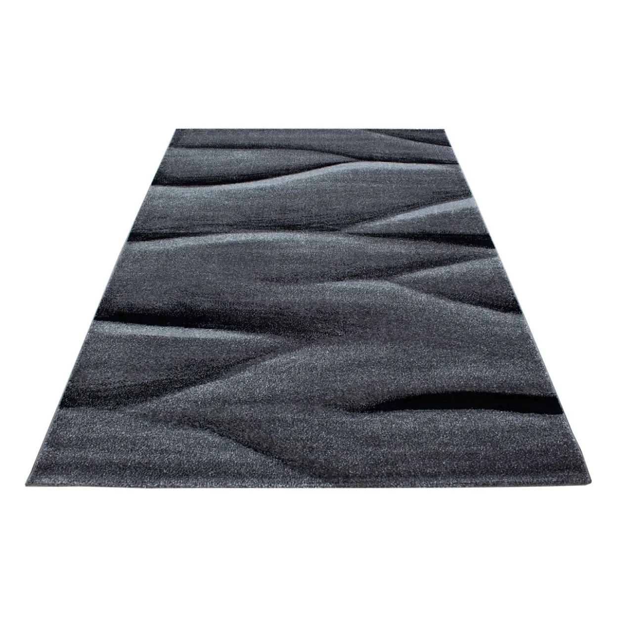 Teppich, LUCCA 1840, BLACK, 240 x 340 cm