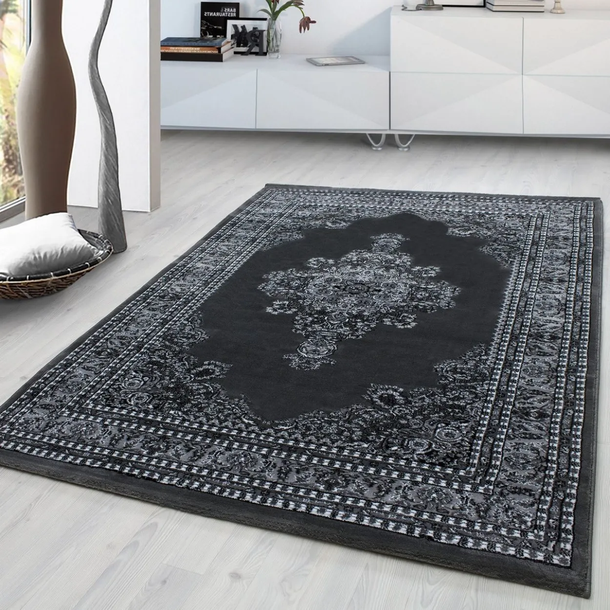Teppich, MARRAKESH 0297, GREY, 120 x 170 cm