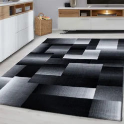 Teppich, MIAMI 6560, BLACK, 140 x 200 cm