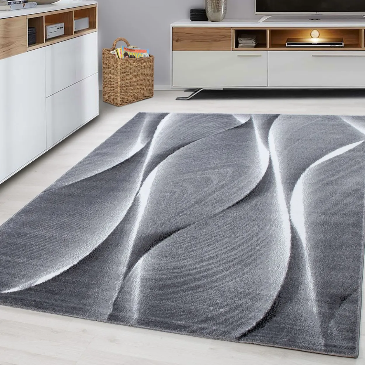 Teppich, PARMA 9310, BLACK, 120 x 170 cm
