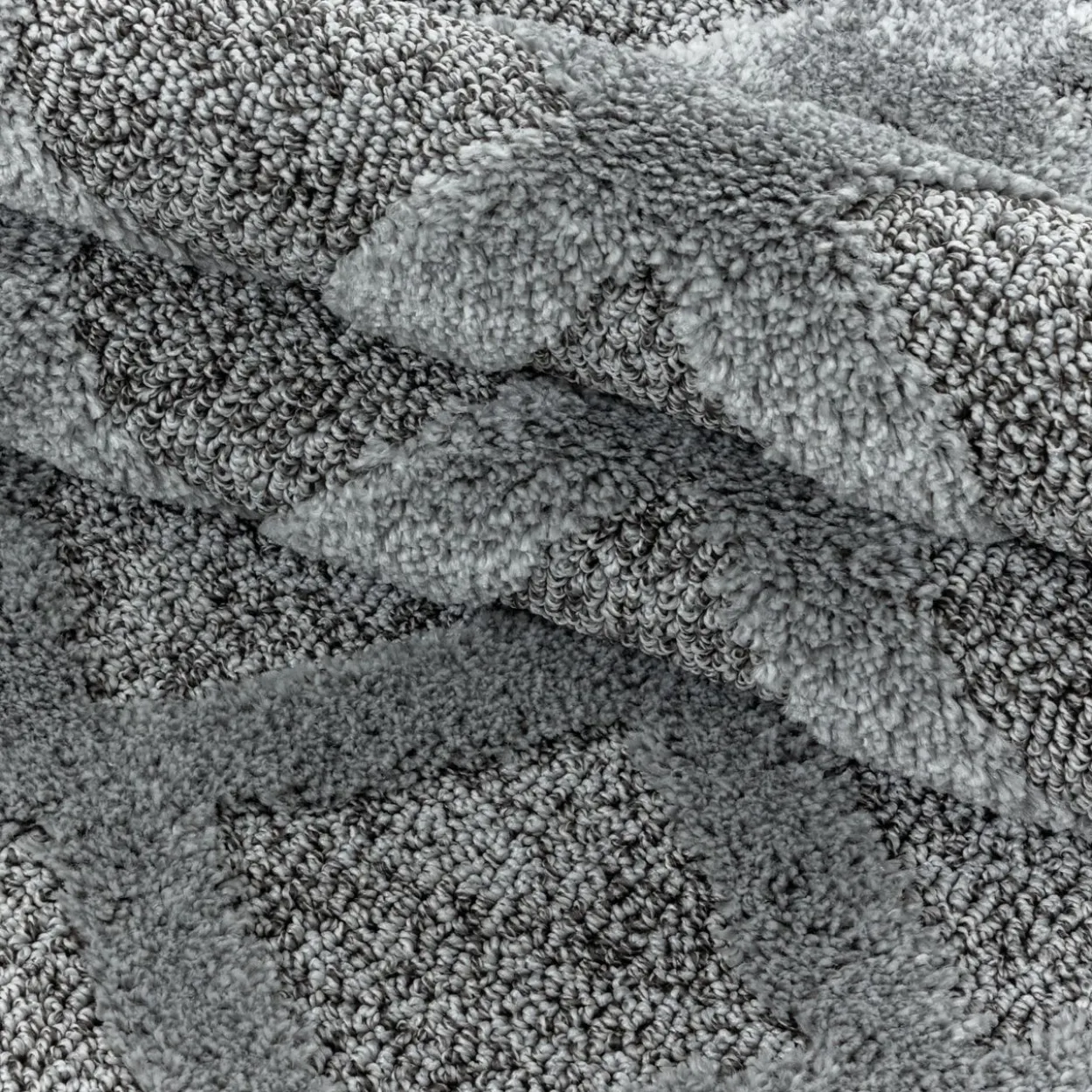 Teppich, PISA 4702, GREY, 80 x 80 cm