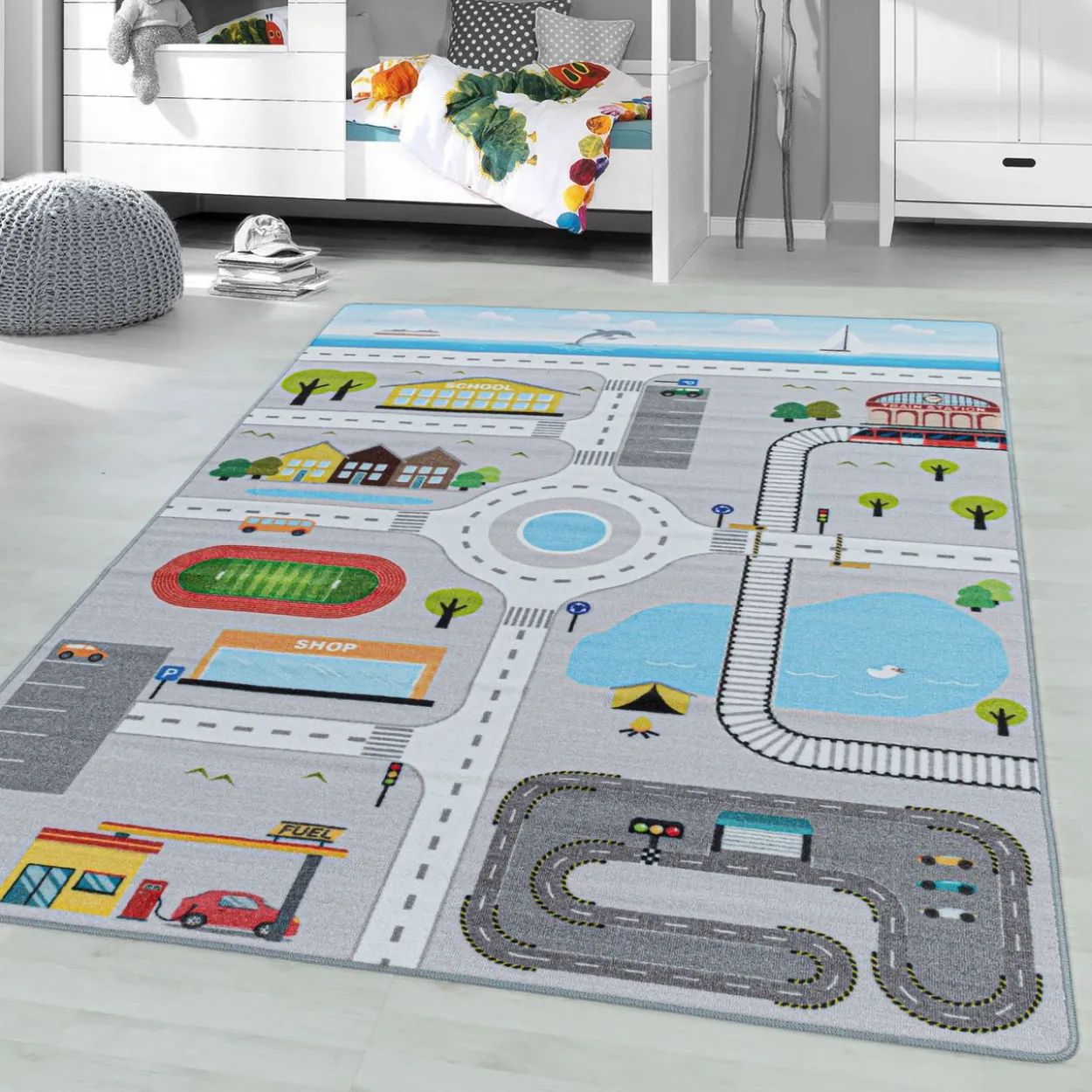 Teppich, PLAY 2902, GREY, 80 x 120 cm