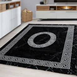 Teppich, PLUS 8009, BLACK, 160 x 230 cm