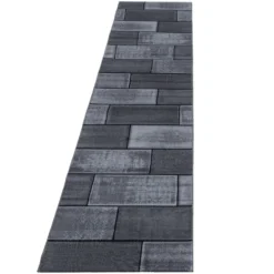 Teppich, PLUS 8007, BLACK, 80 x 300 cm