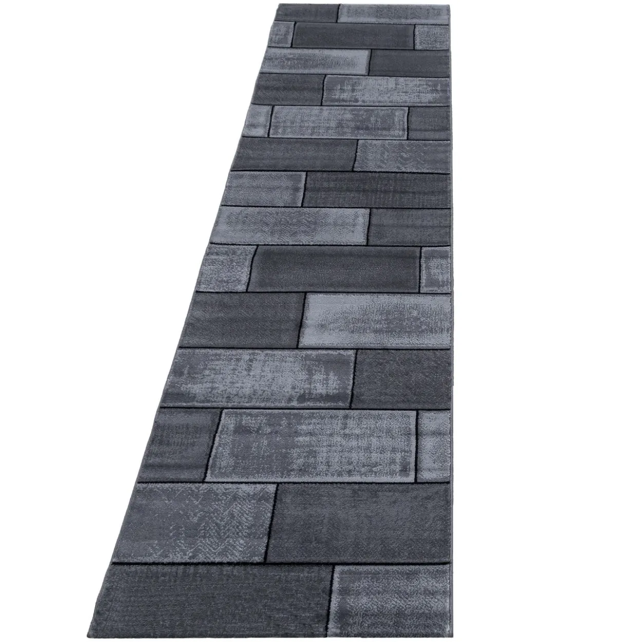 Teppich, PLUS 8007, BLACK, 80 x 300 cm