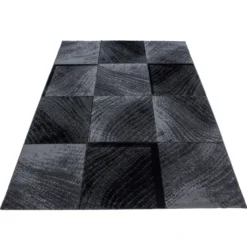 Teppich, PLUS 8003, BLACK, 160 x 230 cm