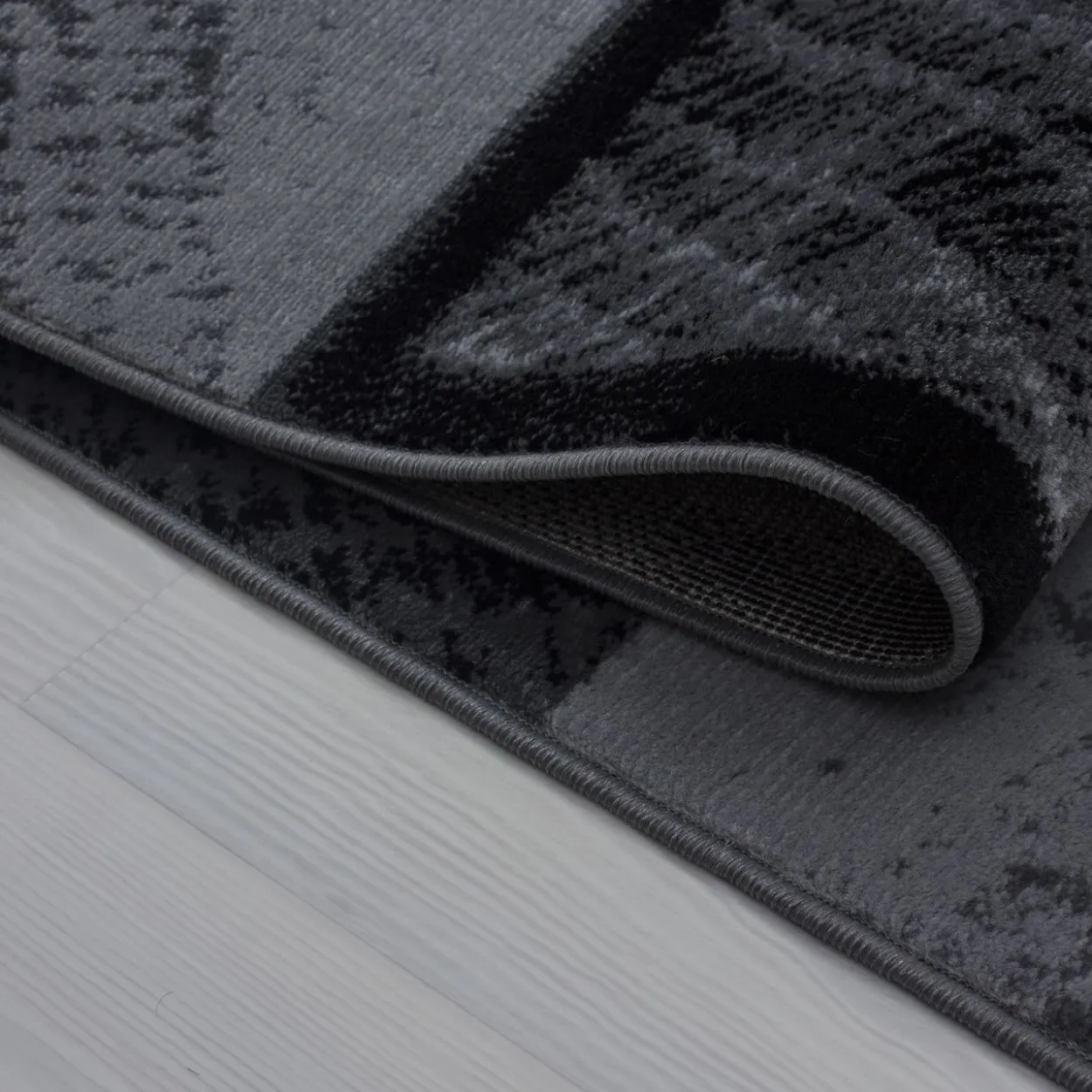 Teppich, PLUS 8003, BLACK, 160 x 230 cm