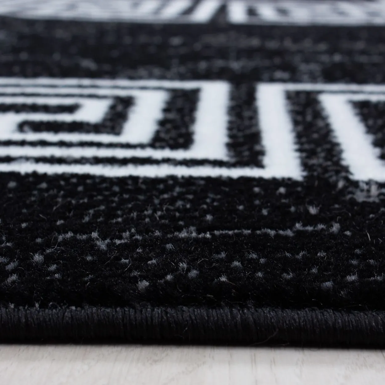 Teppich, PLUS 8009, BLACK, 140 x 200 cm