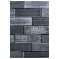 Teppich, PLUS 8007, BLACK, 140 x 200 cm