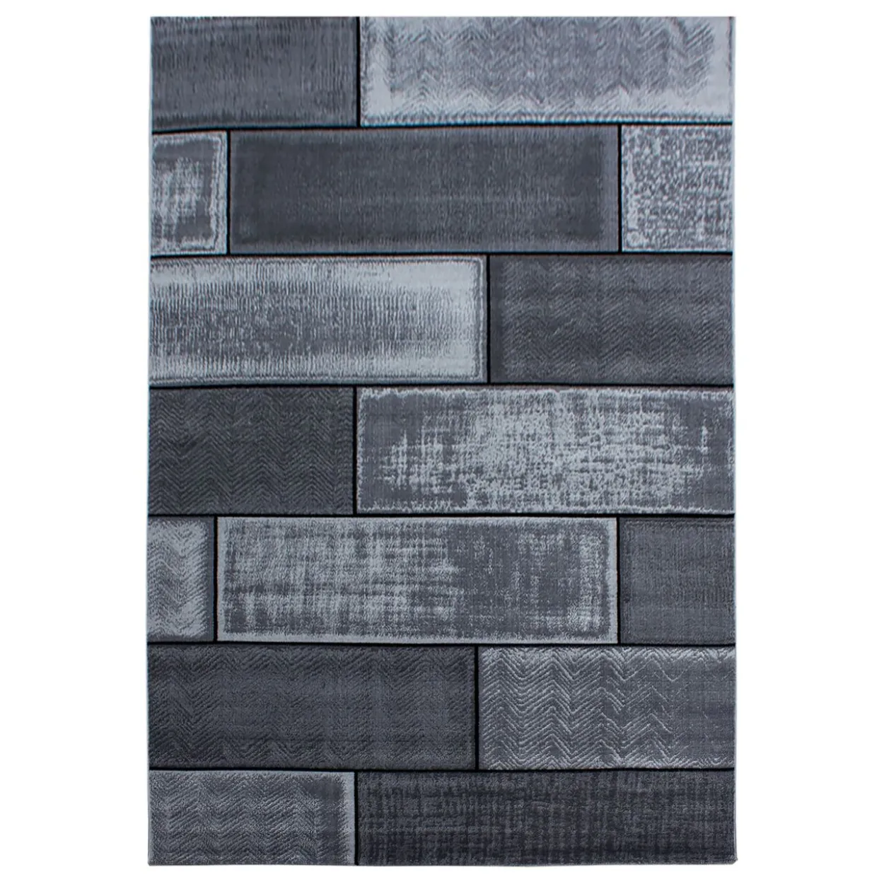 Teppich, PLUS 8007, BLACK, 140 x 200 cm