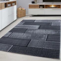 Teppich, PLUS 8007, BLACK, 140 x 200 cm