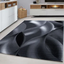 Teppich, PLUS 8008, BLACK, 80 x 150 cm
