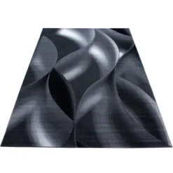 Teppich, PLUS 8008, BLACK, 200 x 290 cm