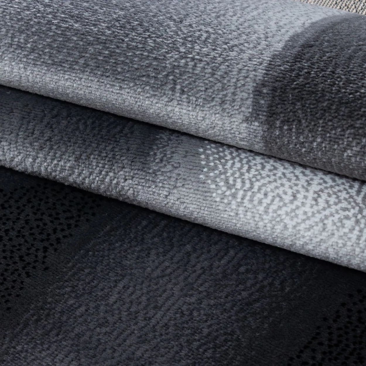Teppich, PLUS 8008, BLACK, 200 x 290 cm