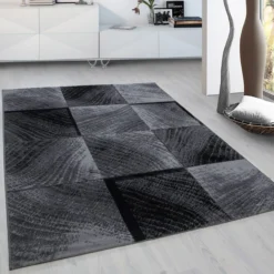 Teppich, PLUS 8003, BLACK, 240 x 340 cm
