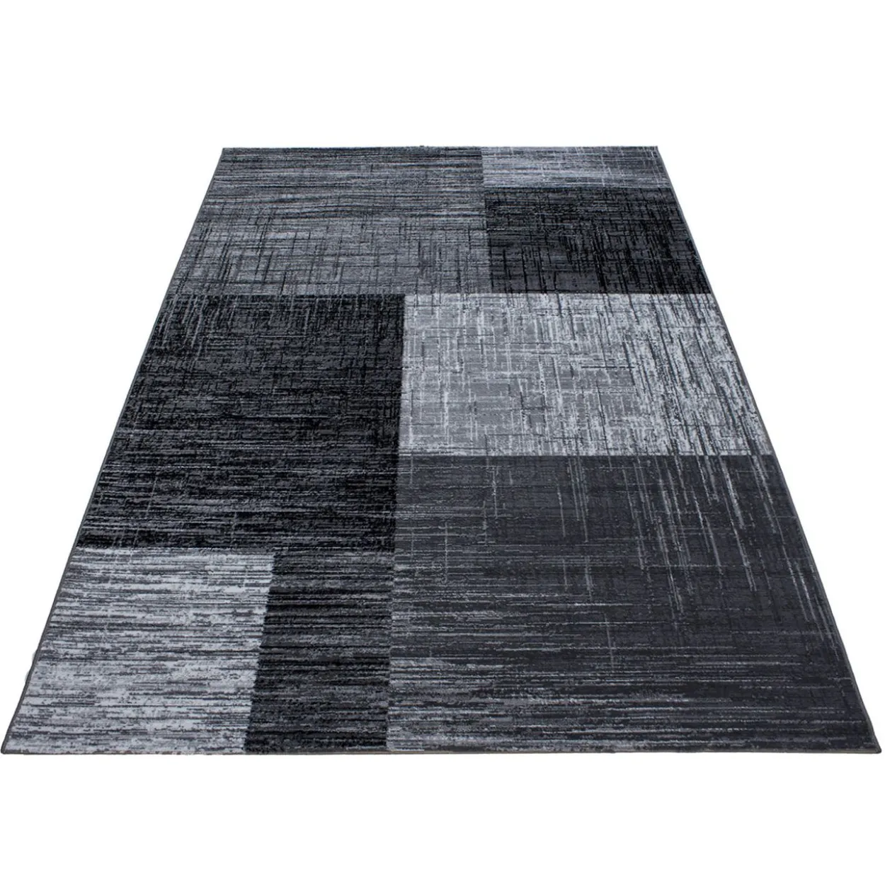 Teppich, PLUS 8001, BLACK, 140 x 200 cm