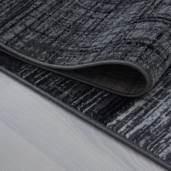 Teppich, PLUS 8001, BLACK, 140 x 200 cm