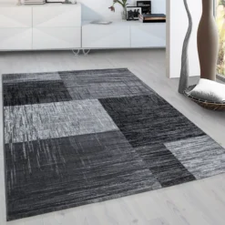 Teppich, PLUS 8001, BLACK, 140 x 200 cm