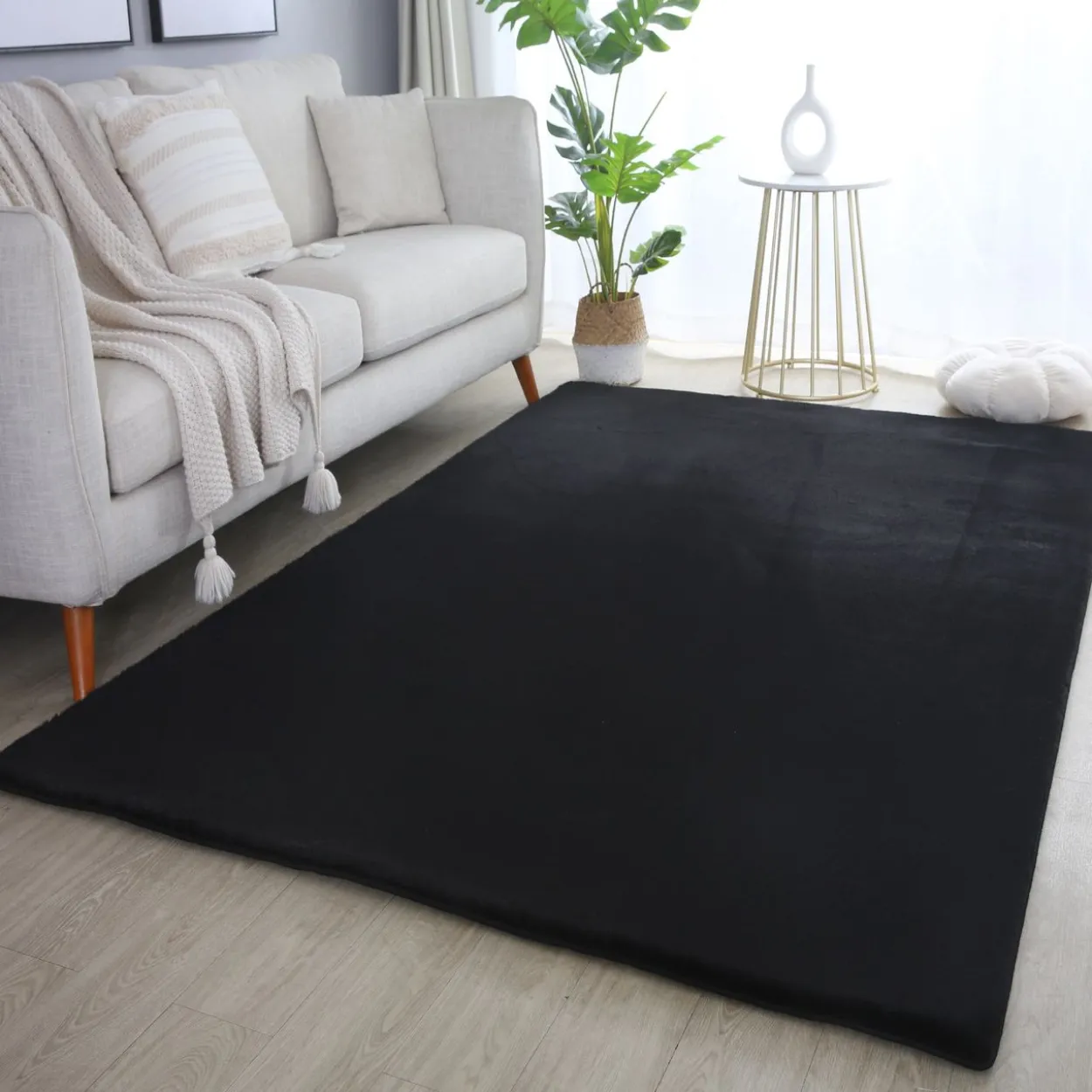 Teppich, POUFFY 5100, BLACK, 160 x 230 cm