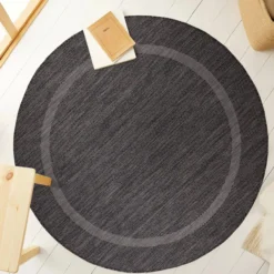Teppich, RELAX 4311, BLACK, 120 x 120 cm