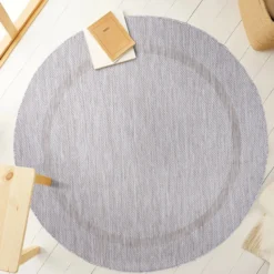 Teppich, RELAX 4311, SILVER, 120 x 120 cm