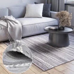 Teppich Salma 230cm x 160cm, Farbe Grau, rechteck