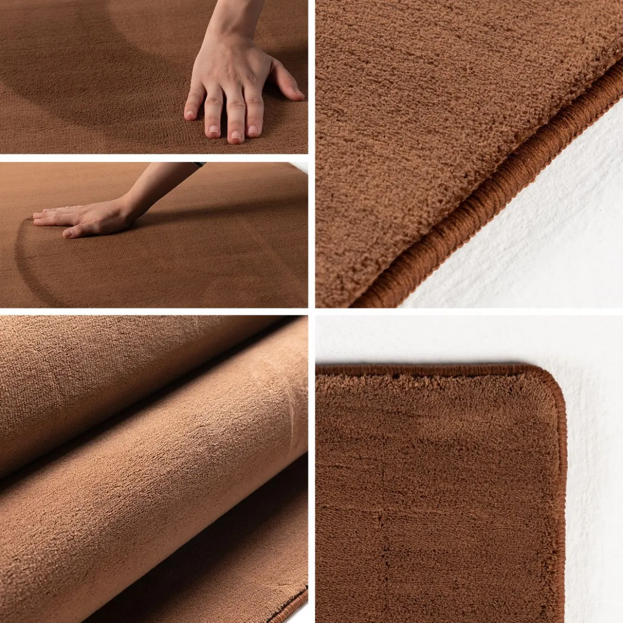 Teppich, SKY 5400, BROWN, 80 x 150 cm