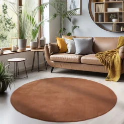 Teppich, SKY 5400, BROWN, 160 x 160 cm