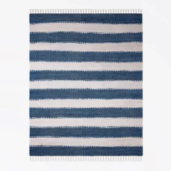 Teppich Zendo 110cm x 60cm, Farbe Blau, rechteck