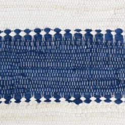 Teppich Zendo 110cm x 60cm, Farbe Blau, rechteck