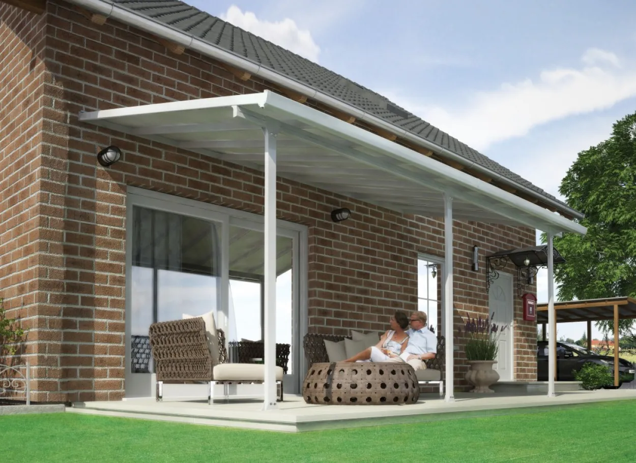 Terrassenüberdachung "FERIA" 3x5.4 weiß