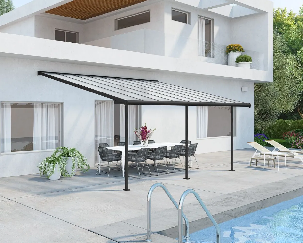 Terrassenüberdachung Sierra 555x295cm