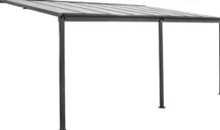 Terrassendach/Veranda, aus Aluminium ca. 495 x 303 x 258 cm - Anthrazit