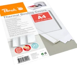 Thermobindemappe weiss für 30 Blätter A4, 20 Stk