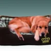 tierbett"Krone"mit Kronenmotiv, Gr.L