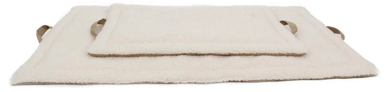 tierdecke, beige, Mikrofaser/Fellimitat