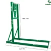 Timber Croc Sägebock mit Holzhalterung, grün