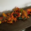Tischläufer Herbst Blumen mit LED, aus Polyester